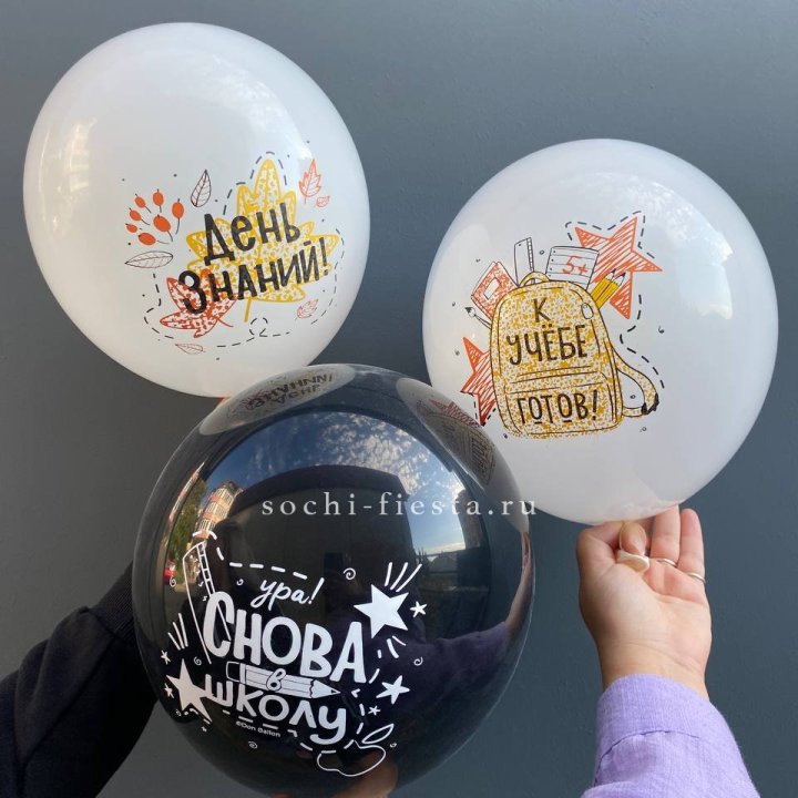 Воздушный шар к 1 сентября в Великом Новгороде