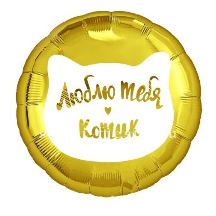 Фольгированный шар "Люблю тебя, Котик" в Великом Новгороде