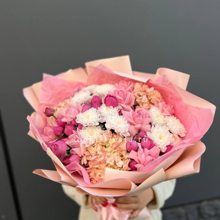 Букет "Нежное послание" в Великом Новгороде