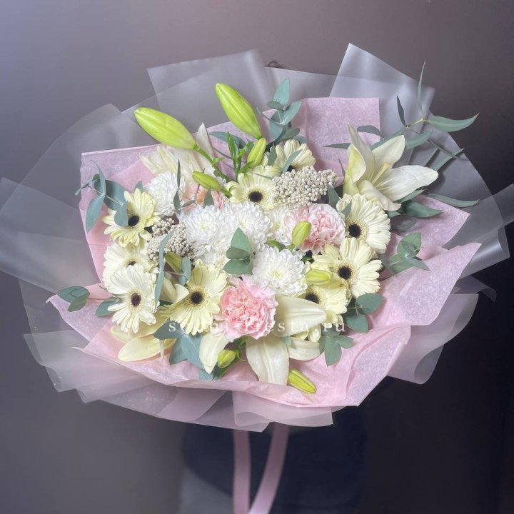 Букет "Нежная савана" в Великом Новгороде