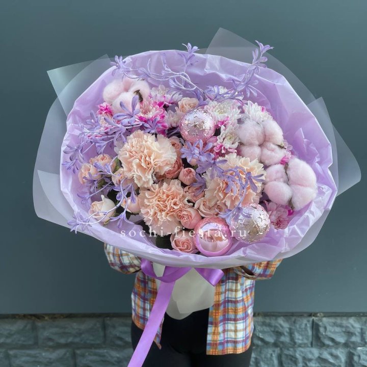 Букет "Лавандовая сказка" в Великом Новгороде