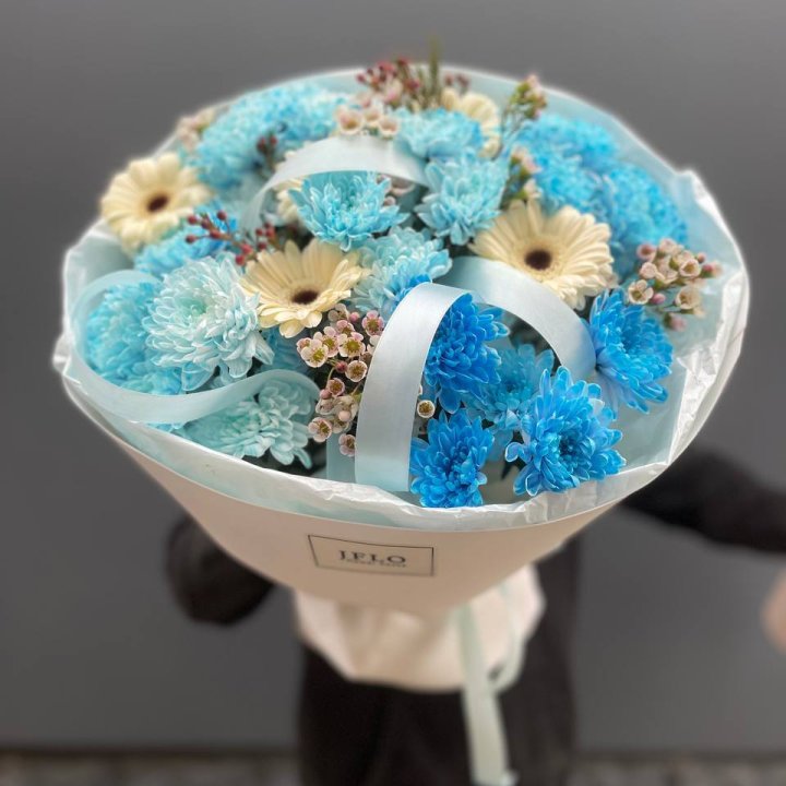 Букет "Голубые дали" с доставкой в Великом Новгороде