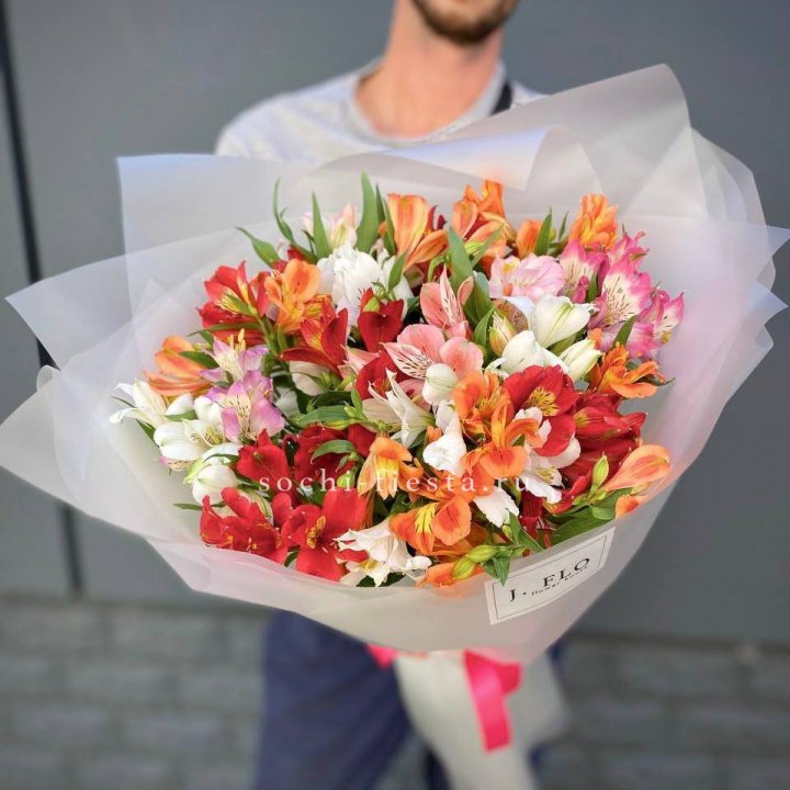 Микс альстромерий №5 в Великом Новгороде