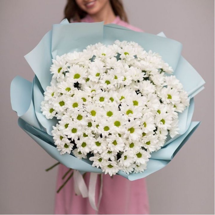  Букет хризантем "Бон-бон" в Великом Новгороде