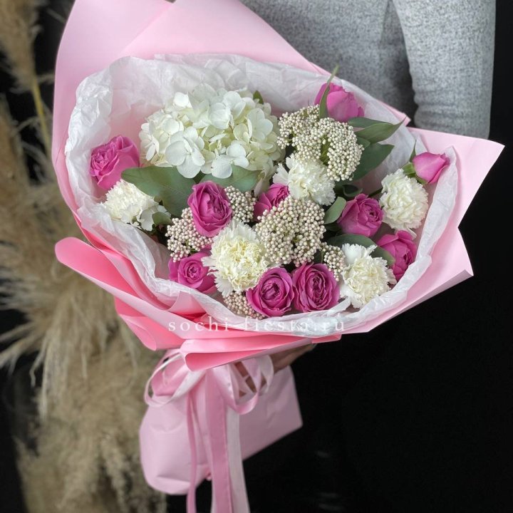 Букет с мисти бабблс №1 в Великом Новгороде