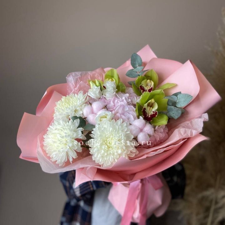  Букет с орхидеями "Вита" в Великом Новгороде