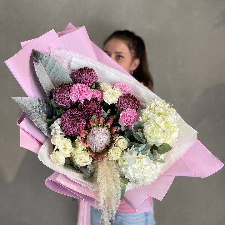 Дизайнерский букет №17 в Великом Новгороде