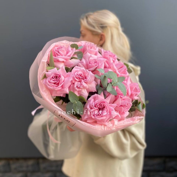 Букет роз "Минифу-2" в Великом Новгороде