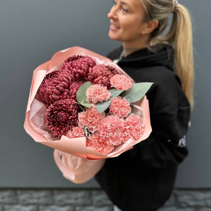 Дуо диантусы и бигуди в Великом Новгороде