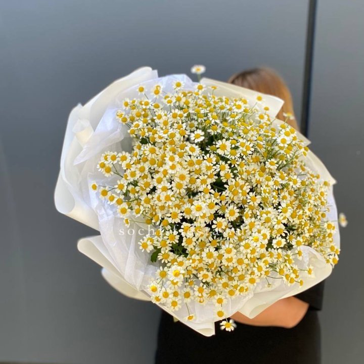 Букет ромашек "Фемели" в Великом Новгороде
