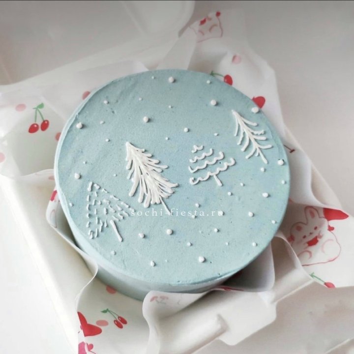 Бенто-торт "Елки" в Великом Новгороде