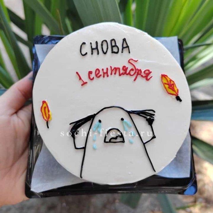 Бенто-торт "Не опять, а снова..." в Великом Новгороде