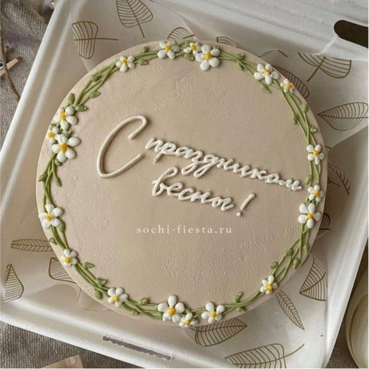 Бенто-торт "C праздником весны!"  в Великом Новгороде