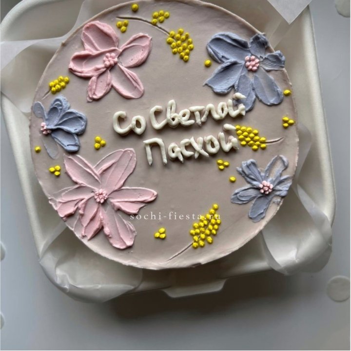 Бенто-торт "Светлой Пасхи" 3 в Великом Новгороде