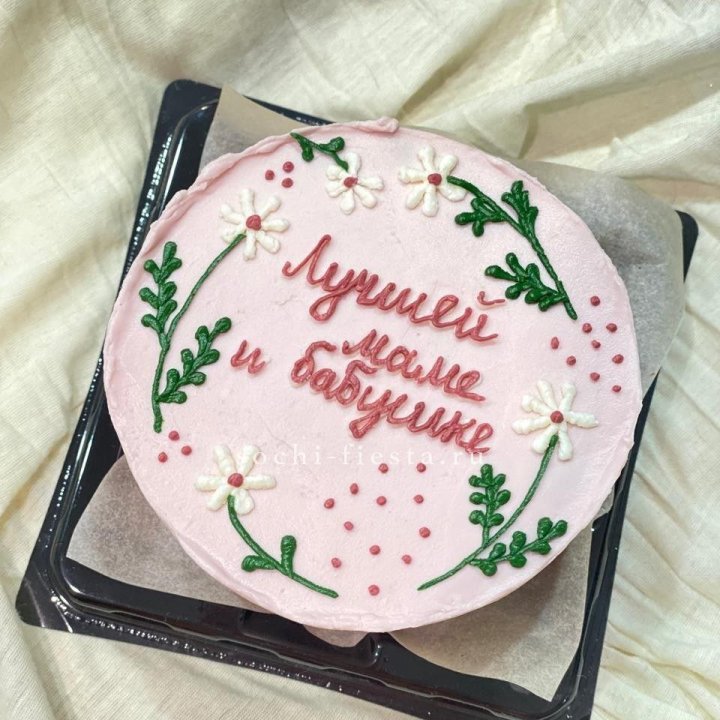 Бенто-торт "Лучшей маме и бабушке"  в Великом Новгороде