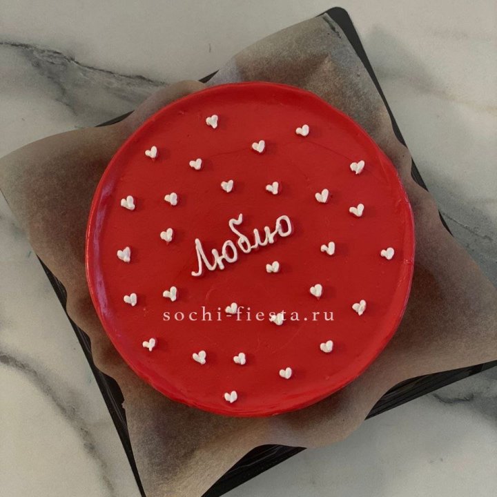 Бенто-торт "Люблю" в Великом Новгороде