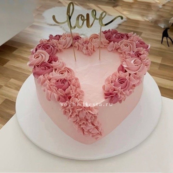 Торт "Сердце" 10 в Великом Новгороде