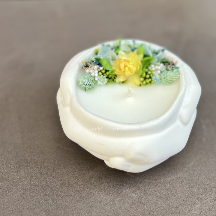 Свеча ароматическая в гипсе Руки в Великом Новгороде