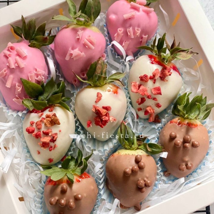 Клубника в шоколаде 9 ягод в Великом Новгороде