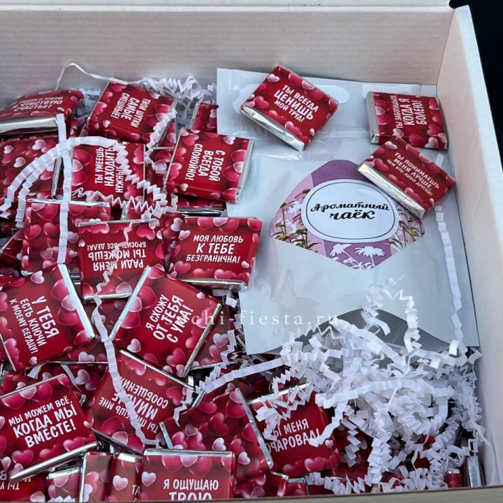 Набор Шоколад и Чай "101 причина любви" в Великом Новгороде