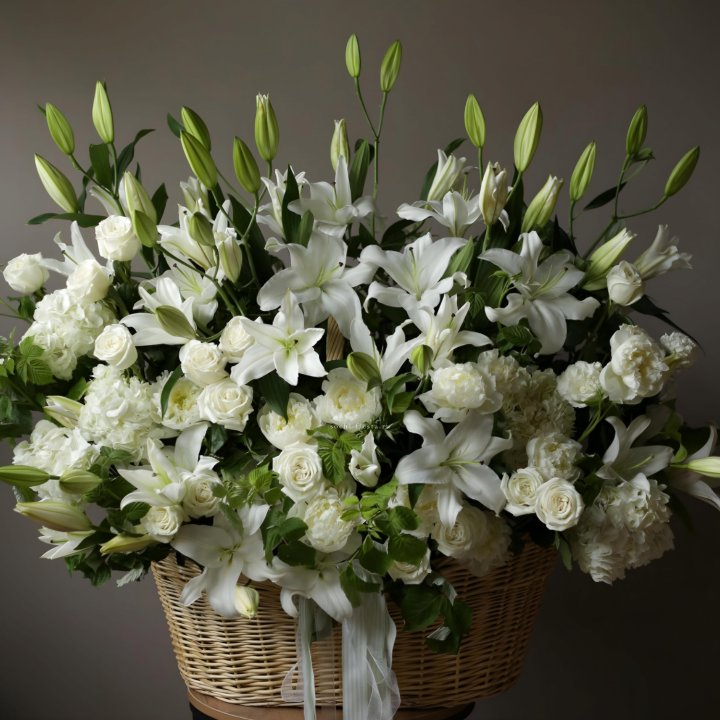 Цветочная корзина макси №3 в Великом Новгороде