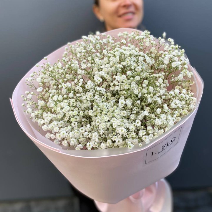 11 белых гипсофил в фоамиране в Великом Новгороде