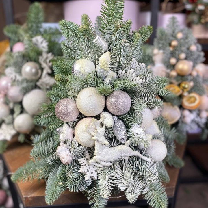 Ёлочка "Хепи крисмас" в Великом Новгороде