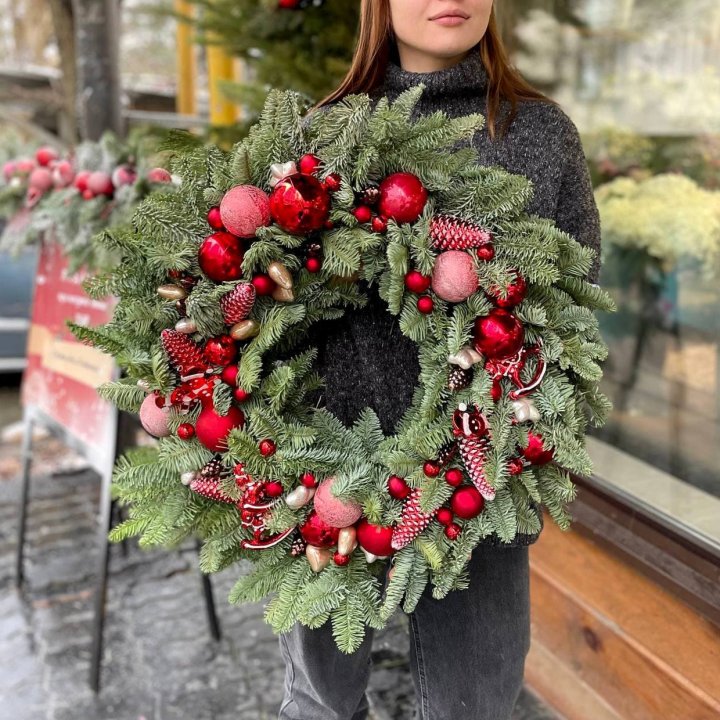 Рождественский венок  в Великом Новгороде