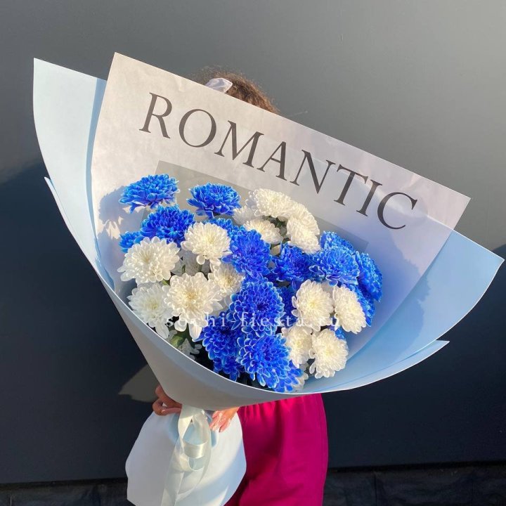 Букет кустовых хризантем  в Великом Новгороде