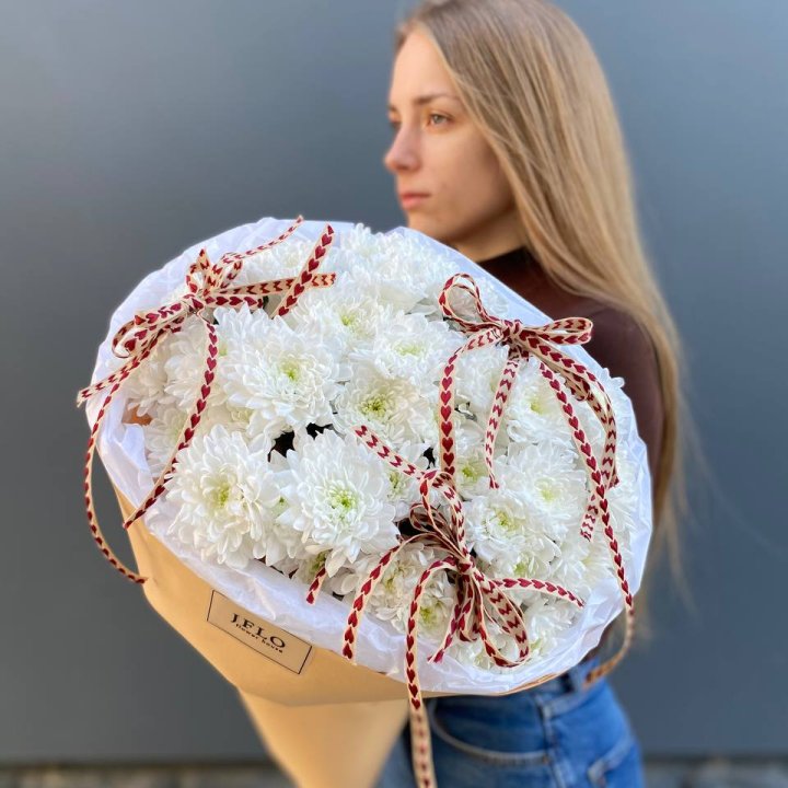 Букет "Хризантемы с любовью" в Великом Новгороде