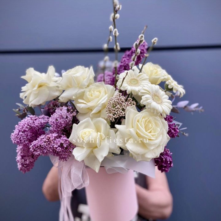 Цветочный бокс "Светлое Воскресенье" в Великом Новгороде