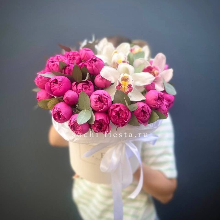 Бокс дуо мисти и орхидеи в Великом Новгороде