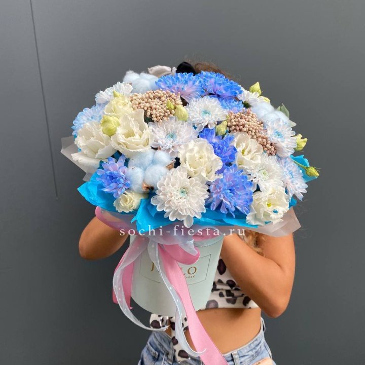 Коробка цветов  " Облако" в Великом Новгороде