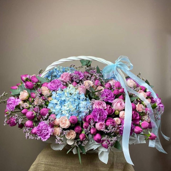 Авторская корзина "Лавандерия" в Великом Новгороде