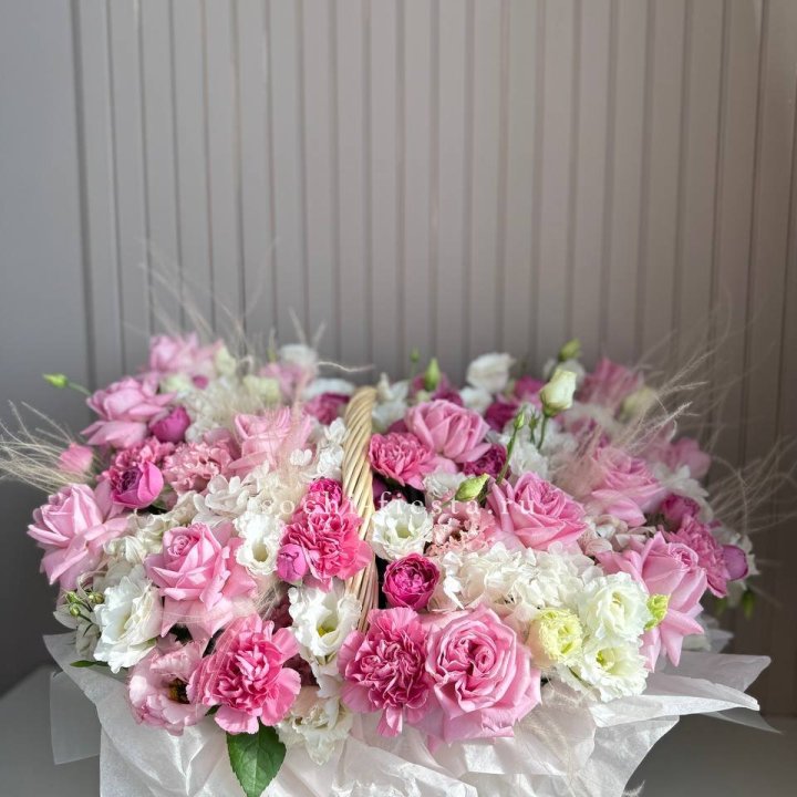 Цветочная корзина "Саммер" в Великом Новгороде