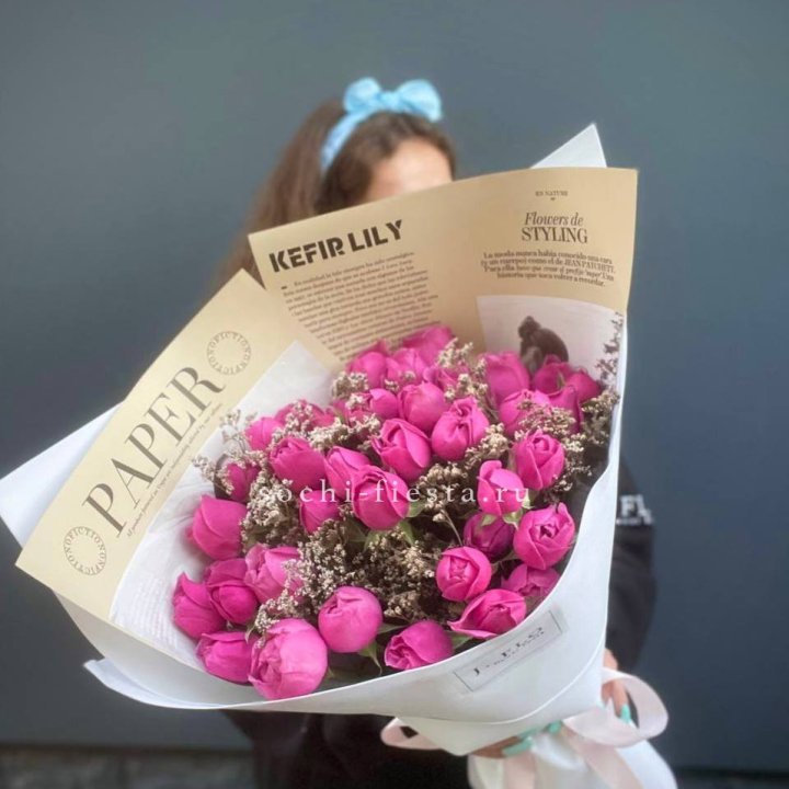 Пионовидные розы баблс №3 с доставкой в Великом Новгороде