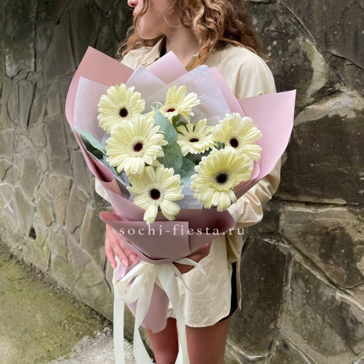 Букет голландских гербер  в Великом Новгороде