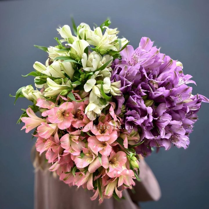 Охапка Альстромерии в Великом Новгороде