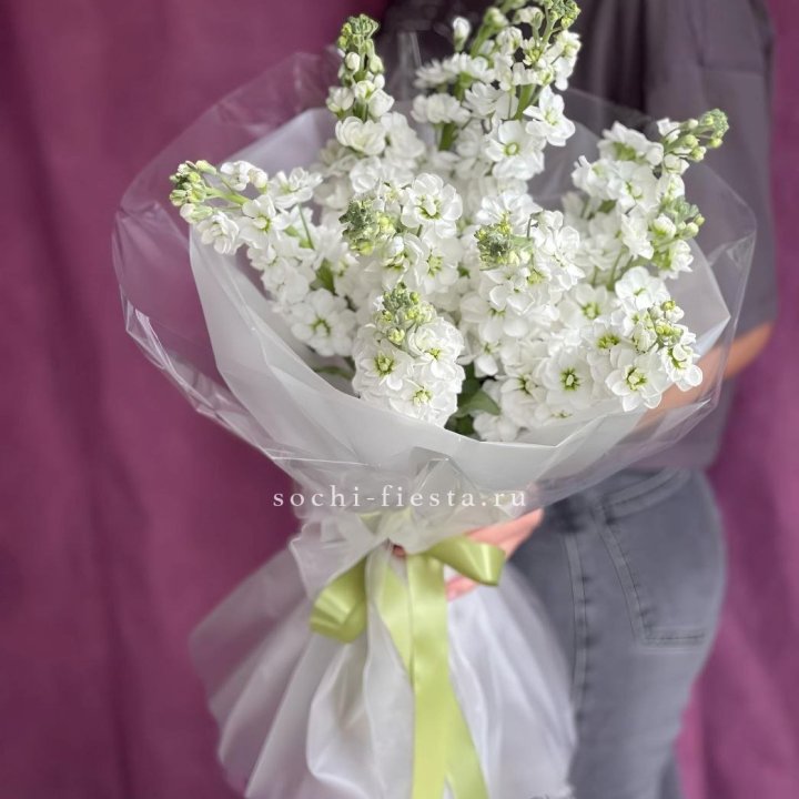 Букет ароматной маттиоллы №1 в Великом Новгороде