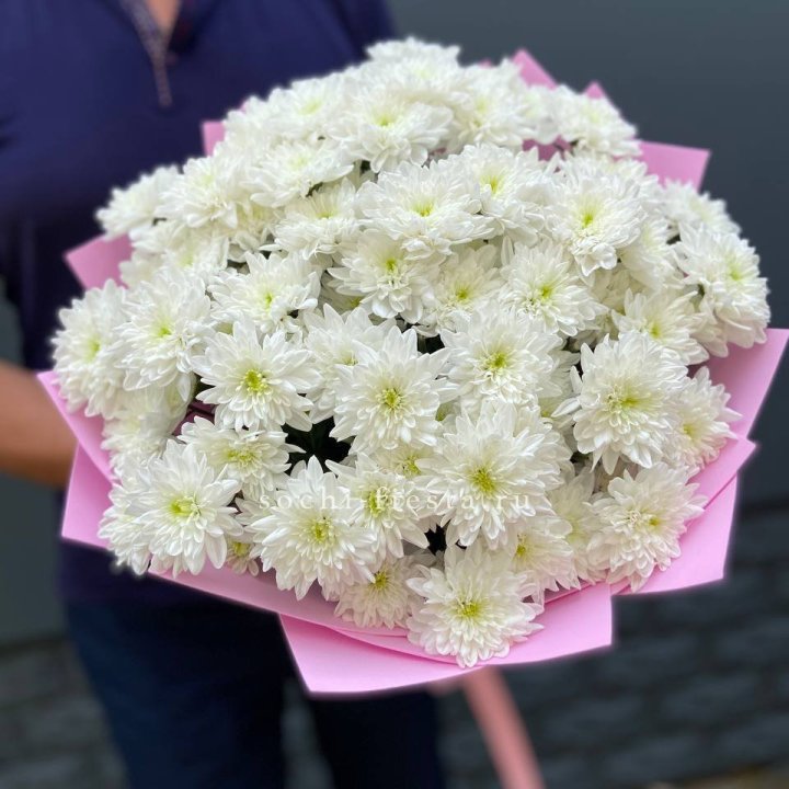  Букет 15 хризантем  в Великом Новгороде