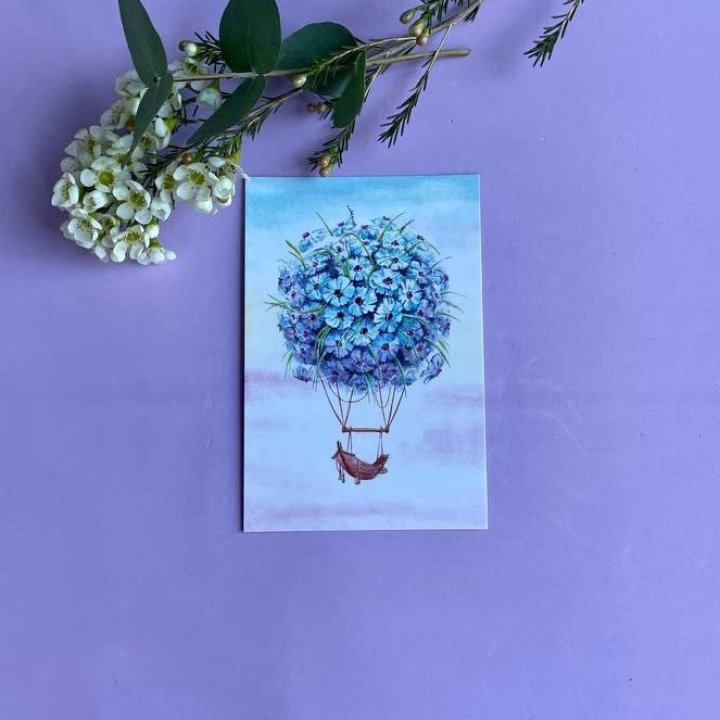 Открытка к букету "Флоростат" в Великом Новгороде