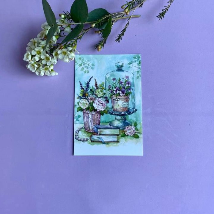 Открытка к букету "Книги" в Великом Новгороде