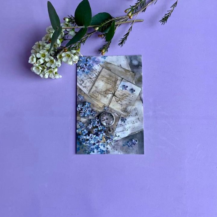 Открытка к букету "Время" в Великом Новгороде