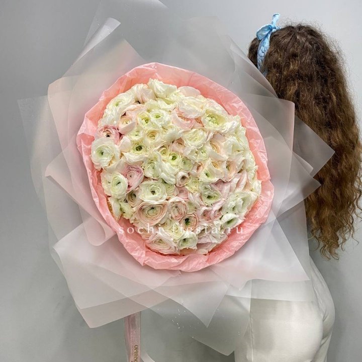 113 ранункулюсов  в Великом Новгороде