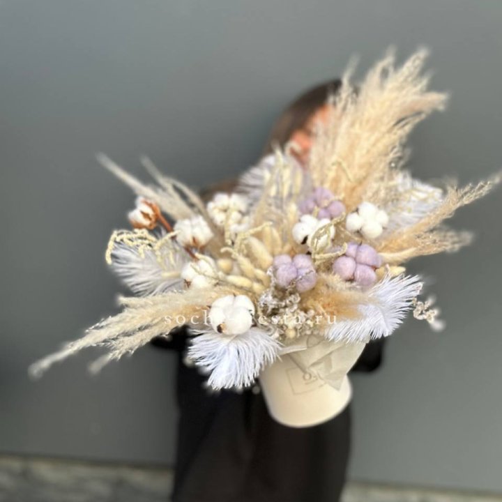 Авторский бокс с сухоцветами №3 в Великом Новгороде