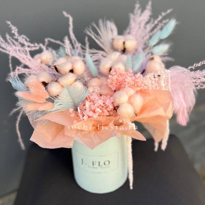 Авторский бокс с сухоцветами №3 в Великом Новгороде