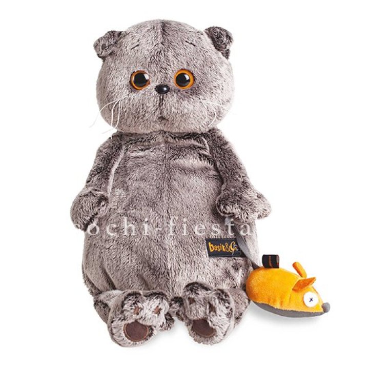 Кот Басик с мышкой в Великом Новгороде