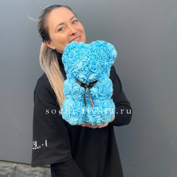 Игрушка медведь голубая в Великом Новгороде