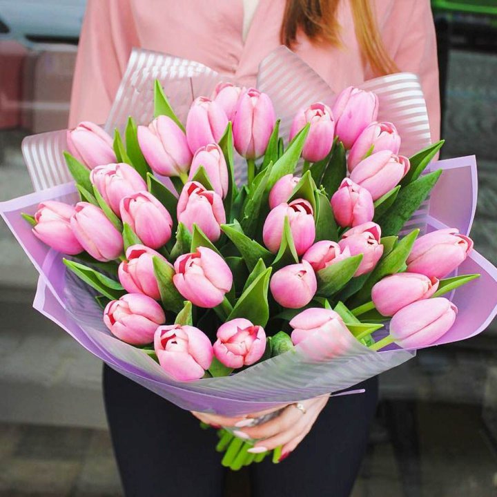 25 тюльпанов "Айс крем" в Великом Новгороде